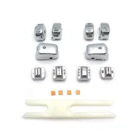 Usmt420-001-cd Httmt Mt420-001-cd Chrome Hand Controls Switch Housing Buttons Caps Cover Com