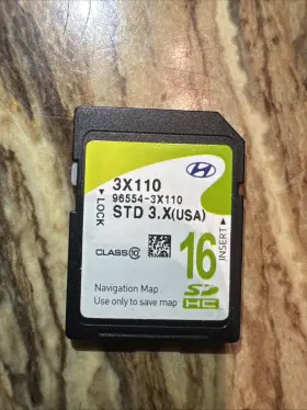 96554-3x110 Hyundai Oem Sd Card For Models 2012 2017 Factory Module 16gb