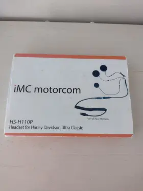 Hs-h110p Imc Motorcom Headset For Harley Davidson Ultra Classic New