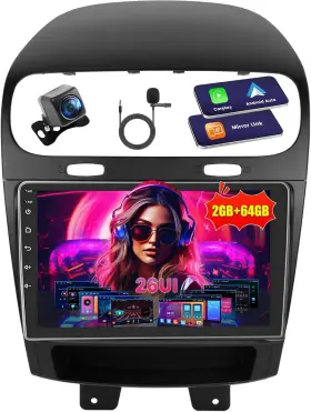 Inefala-a7237a3796a4mi2-60us Inefala Android Car Stereo Dodge Journey 2011-2019 Wireless Carplay Auto