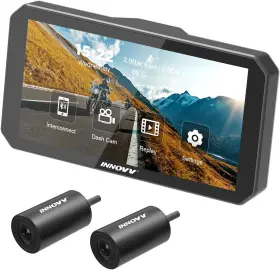 X0049sel7x Innovv N1pro Motorcycle 6 Inch Carplay Dash Cam 1080p Front And Back