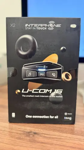 Interphoucom16tp Interphone New U-com 16 Dual Pack Of Mesh 2.0 Sena Compatible