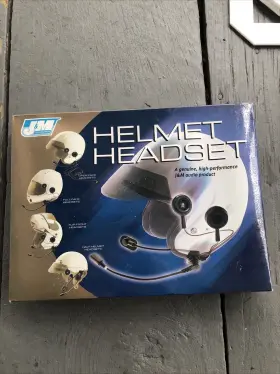 Hs-ecd374-fl J&m Ecd374 New In Box Helmet Headset Universal Flip/front