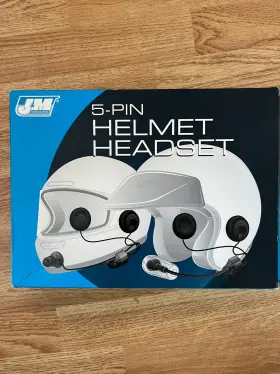 Hs-8154b-ff J&m 5-pin Helmet Headset For Gold Wing - New Unopened