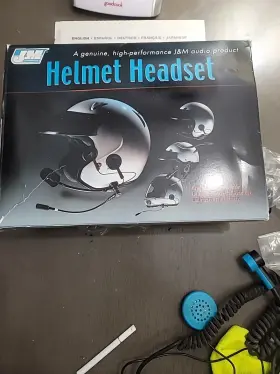 Hs-8169-of J&m Motorcycle Helmet Headset Elite Series /for Parts Or Repair