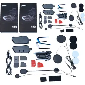 Hs-bt6-unv-d J&m Bt-06 Bluetooth Helmet Headset - Dual Kit Motorcycle Street Bike