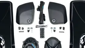 Hsbl-145x7-xxr J & M Motorcycle Saddlebag-lid Kit With Rokker Xxr 5x7 Inch Speakers