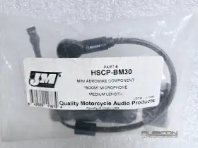 Hscp-bm30 J&m Oem Mini Aeromike Component Inch Boom Microphone Medium Length