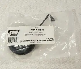 Hscp-ss30 J&m Wide Fidelity 49 Mm Component Helmet Speaker With Padding New In Box