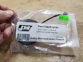 Hscp-uts1 J&m Motorcycle Wide Fidelity Ultra Slim Component Helmet Speaker New