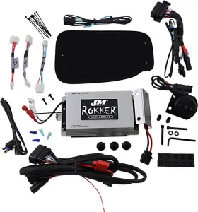 Jamp-400rk14blu J & M J&m Rokker Xxr 400w Bluetooth Controlled Amp Kit 2-channel