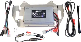 Jma6-1000hr15-rg J & M And Stage6 4-channel Amplifier Kit For Harley Fltrx