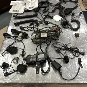 Jmcb-2003b-sl J & M J&m Jmcb-2003 Motorcycle Cb Citizens Band Radio With Headset And Many Extras Cables