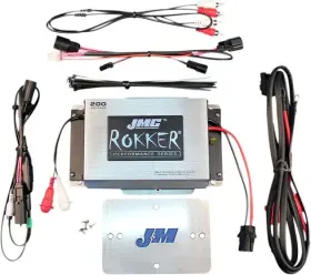 Jmra-2000hr15 J & M J&m Rokker 200w Amplifier Kit 2-channel Requires Radio Flash #jmra-2000hr15