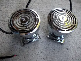 Mhas-2008 J&m Harley Self Amplified Handlebar Mounted Stereo Speakers No Harness