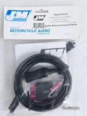 Pcc-8 J&m Oem Communication Radio Headset Connection Cable Nos
