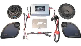 Rkt6-400hr15 J&m 2-channel Amplifier/speaker Kit 400w 6-3/4 Inch Harley Davidson Road Glide
