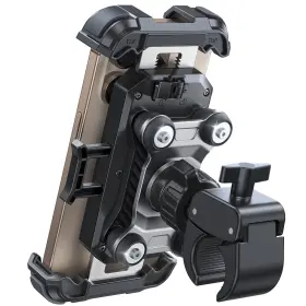 Jr-498 Joyroom Motorcycle Phone Mount Holder - Dual 4.7 To 7 Inches Black