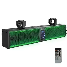 Kmb0117-01801bk Kemimoto 25 Inch Utv Sound Bar 6 Speaker Bluetooth Rgb Waterproof For Polaris Rzr Can-am