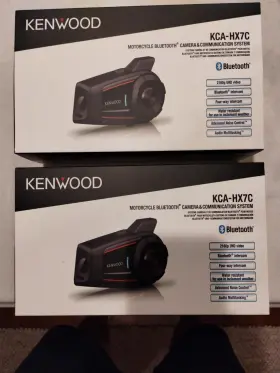 Kca-hx7c Kenwood Pair 2 Of Motorcycle Bluetooth Camera Communication System