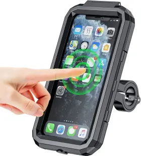 Kewig 613965491785 Bike Phone Mount Waterproof Motorcycle With L Black