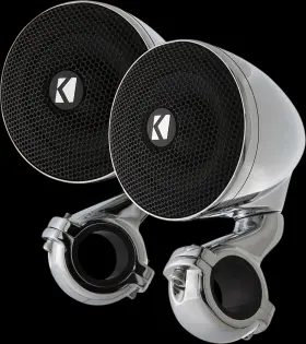 47psm34 Kicker Mini Speakers 4 Ohm Chrome