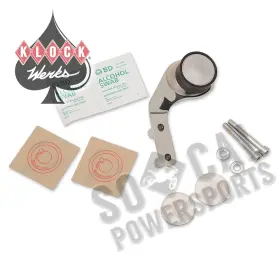 Kw05-01-0409-lc Klock Werks Iomounts Device Mount - Left Hand Chrome Kw05010409lc