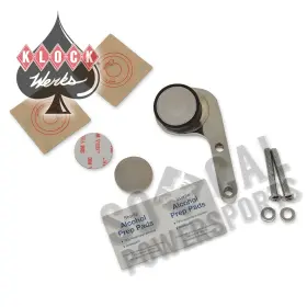 Hand-chrome-kw05010380rc Klock Werks Kw05010380rc Iomounts Handlebar Perch Mount Kit-right