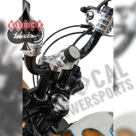 Kw05010384c Klock Werks Iomounts Handlebar Clamp Mount Kit - Chrome