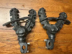 B08y67qjpl Kolpin Rhino Grip Xlr Bar Mount Black. Pair. Used
