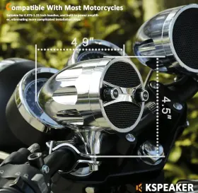 B09d7vsjwd Kspeaker New In Box Bluetooth Motorcycle Speakers Harley Davidson Pair
