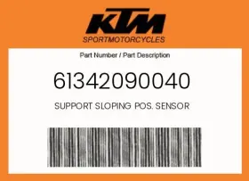 61342090040 Ktm Genuine Support Sloping Pos. Sensor -