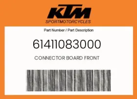 61411083000 Ktm Genuine Connector Board Front -