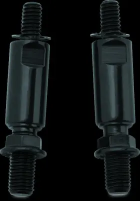 1892 Kuryakyn Raised Mirror Mount Adapters Gloss Black - Part