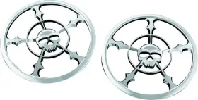 Kuryakyn 191209021672 Zombie Speaker Grill 14-up Touring Chrome