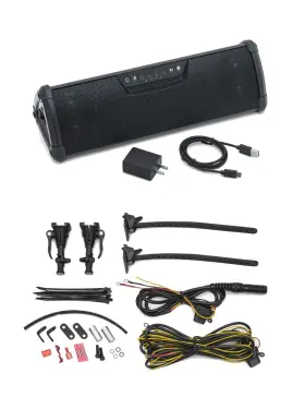 2721-2123 Kuryakyn 2721 14 Inch Wanderbar Soundbar Ip65 Rated And 2723 Univeral Mount By Mtx