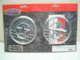 Ft96-ft13 Kuryakyn 3794 Patriot Front Fairing Speaker Grilles Harley Touring