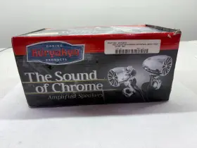4405-0272 Kuryakyn 4405 0272 Inch The Sound Of Chrome Speaker System Gloss Black New