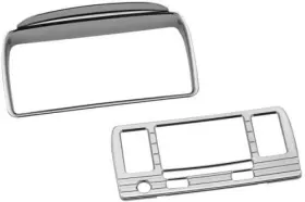 4401-0198 Kuryakyn 6966 Tri-line Stereo Trim Chrome 4.3gt Radio Kit 41-9799