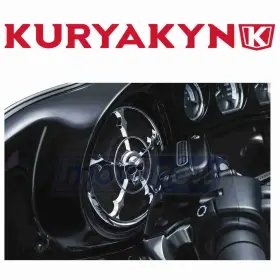 3njw Kuryakyn Mn/3njw Front Speaker Grills For 2014-2020 Harley Davidson Flhtcutg Tri Lc