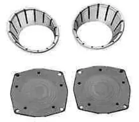 Vy1vzoj9kj Kuryakyn Chrome Led Speaker Bezels Harley-davidson Electra Glide 1996-2013