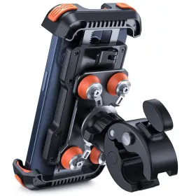 Bcsp01-eu-o2 Lamicall Motorcycle Phone Mount Holder - Dual Vibration Compact Orange