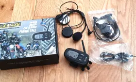 Lx-max8 Lexin - Bluetooth Motorcycle Helmet Intercom Radio Shark