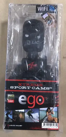 510-1500 Liquid Image Black Ego Mountable 1080p Hd Camera Wifi Xtreme Sport Cams. Nrfb