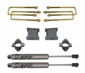 901340f Maxtrac 4 Inch Lift Blks U-bolts Fox Rear Shocks