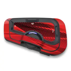 Bmhcscardofcx15x2pn001 Mc Motoparts For Cardo Freecom 4x 2x Headset Protective Sticker Skin 2 Pcs Red Gradients