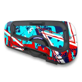 Bmhcscardofcx26x2pn001 Mc Motoparts For Cardo Freecom 4x 2x Headset Protective Sticker Skin 2 Pcs Abstract Aqua