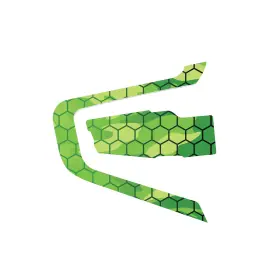 Fus-cscardopb1780401b24001 Mc Motoparts For Cardo Packtalk Bold Adhesive Protective Wrap Cover Sticker Green Hexagon