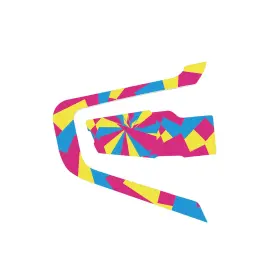 Fus-cscardopb3580401b24001 Mc Motoparts For Cardo Packtalk Bold Protective Wrap Sticker Cover Abstract Triangle