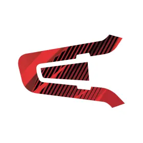 Fus-cscardope1380401b24001 Mc Motoparts For Cardo Packtalk Edge Adhesive Protective Wrap Cover Sticker Red Gradients